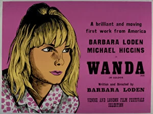 Film Cushion Collection: Academy Poster for Barbara Lodens Wanda (1970)