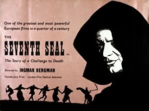 Film Photo Mug Collection: Academy Poster for Ingmar Bergmans The Seventh Seal (1957)