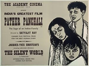 BFI Southbank Posters Poster Print Collection: Academy Poster for Satyajit Rays Pather Panchali (1955)