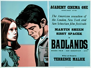 Badlands Mouse Mat Collection: Academy Poster for Terrence Malicks Badlands (1973)