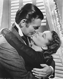 Clark Gable Collection: Clark Gable and Vivien Leigh in Victor Flemings Gone With The Wid (1939)