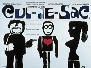 BFI Southbank Posters Framed Print Collection: Film Poster for Roman Polanskis Cul-De-Sac (1966)