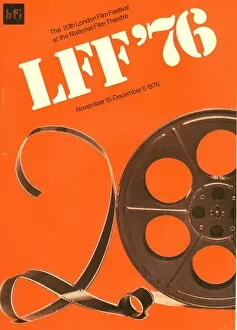 London Film Festival Posters Cushion Collection: London Film Festival Poster - 1976