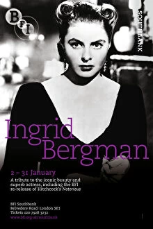 Film Photographic Print Collection: Poster for Ingrid Bergman Season at BFI Southbank (2 - 31 January 2009)