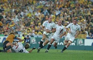 Rugby World Cup Metal Print Collection: England Back-Row Triumvirate (Dallaglio, Back, Hill) - 2003 RWC Final
