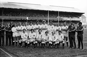 Rugby Greetings Card Collection: The England team that faced the All Blacks at Twickenham in 1979