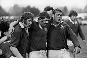 Rugby World Cup Metal Print Collection: The famous Pontypool Front Row play for the British Lions in 1977