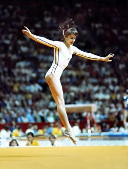 Montreal Photographic Print Collection: Nadia Comaneci at the 1976 Montreal Olympics