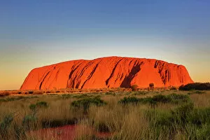 Central Collection: Sunset at Uluru, Ayers Rock, Australia