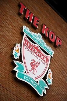 Club Collection: Anfield road football stadium home of liverpool FC. Liverpool, Merseyside, england