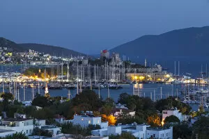 Asia Minor Collection: Bodrum Harbour and The Castle of St. Peter, Bodrum, Bodrum Peninsula, Turkey