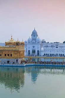 Diwali Collection: India, Punjab, Amritsar, The Harmandir Sahib, known as The Golden Temple