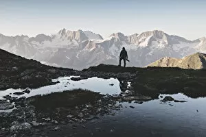 Trentino Alto Adige Collection: Sunrise in Strino Valley, Sole valley in Tonale pass, Trentino Alto Adige, Italy, Europe