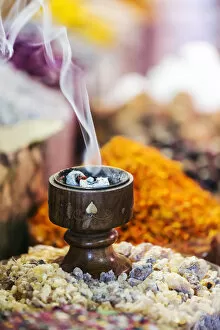 Frankincense Collection: United Arab Emirates, Dubai. Incense and spices for sale at the souk