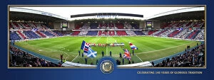 Football Collection: 140 years celebration framed panoramic print