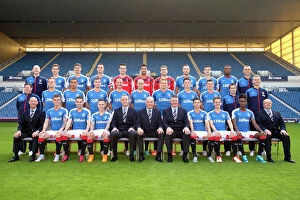 Related Images Collection: Soccer - Rangers Team Photograph - Ibrox Stadium