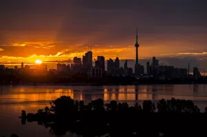 Open Space Collection: The sun rises over the skyline in Toronto