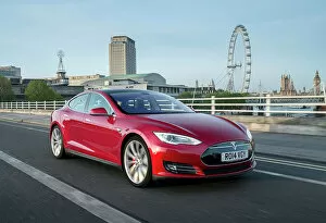 City Collection: Tesla Models (electric 4-door sports)