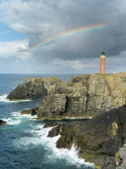 Sea Stacks Collection: Isle of Lewis, part of the island Lewis and Harris in the Outer Hebrides of Scotland