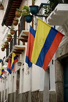 Related Images Canvas Print Collection: South America, Ecuador, Quito. Historic La Ronda street