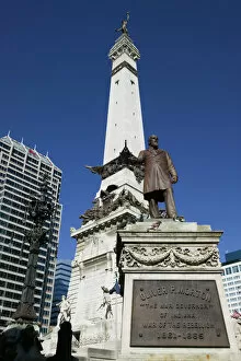 Modern art pieces Collection: USA-Indiana-Indianapolis: Downtown- Soldiers & Sailors Monument / Monument Circle