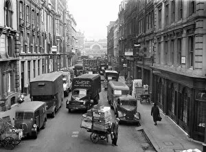 Press Collection: Traffic congestion, Covent Garden, London WC2