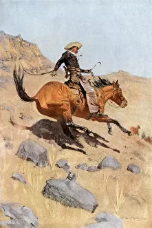 South West Collection: Bronco rider