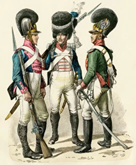 Sword Collection: French uniforms during the Napoleonic Wars