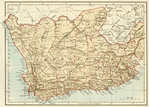 African Collection: Map of Cape Colony, South Africa