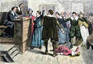Puritan Collection: Testimony at the Salem witchcraft trials, 1690s