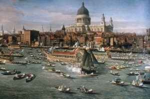 Barge Collection: CANALETTO: THAMES
