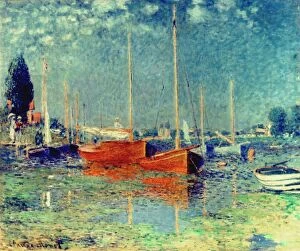 Claude Monet paintings Fine Art Print Collection: CLAUDE MONET: ARGENTEUIL. Oil on canvas