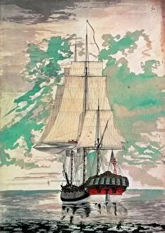 Exploration Collection: COOK: HMS RESOLUTION. Commanded by Captain James Cook on his second and third voyages of discovery