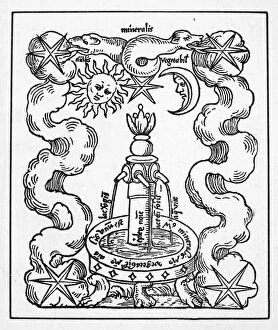 Alchemy Collection: FOUNTAIN OF LIFE, 1550. Fons Mercuralis - the Fountain of Life
