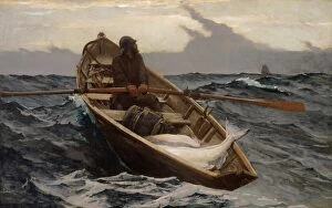 Fisherman Collection: HOMER: FOG WARNING, 1885. Oil on canvas, Winslow Homer, 1885