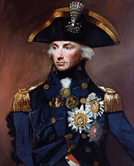 Fine art Mouse Mat Collection: HORATIO NELSON (1758-1805). British naval officer. As Vice Admiral of the White