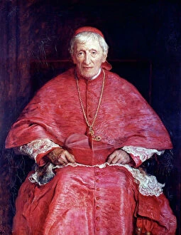 Fine art Mouse Mat Collection: JOHN HENRY NEWMAN. (1801-1890). English prelate and theologian. Oil on canvas, 1881