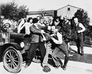 Ecslapstick Collection: LAUREL AND HARDY. From the film Big Business (1929)