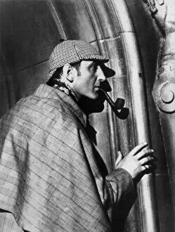 Holmes Collection: SHERLOCK HOLMES. Basil Rathbone (1892-1967). English actor. In the role of Sherlock Holmes