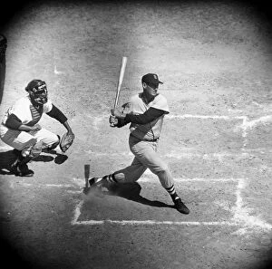 Related Images Canvas Print Collection: TED WILLIAMS (1918-2002). Theodore Samuel Williams. American baseball player