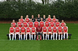 England Mouse Mat Collection: Arsenal Women Official Team Group 23/24