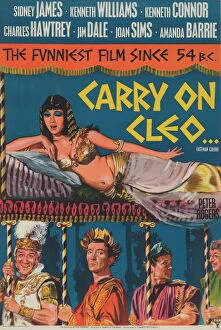 Film Photographic Print Collection: One sheet UK poster artwork for Carry On Cleo (1965)