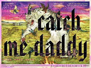 Film Photographic Print Collection: UK quad artwork for the UK release of Catch Me Daddy (2014)