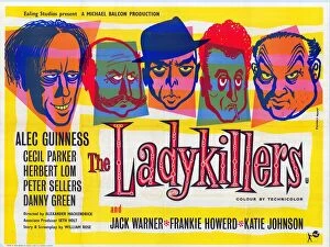 Film Pillow Collection: UK quad poster for The Ladykillers (1955)
