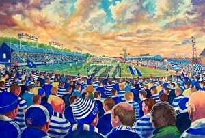 Scotland Canvas Print Collection: Cappielow Park Stadium Fine Art - Greenock Morton Football Club