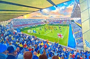 Club Collection: The Den Stadium Fine Art - Millwall Football Club