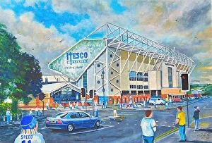 Related Images Fine Art Print Collection: Elland Road Stadium Fine Art - Leeds United Football Club