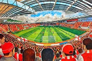 Stadium Art Fine Art Print Collection: New York Stadium Fine Art - Rotherham United Football Club