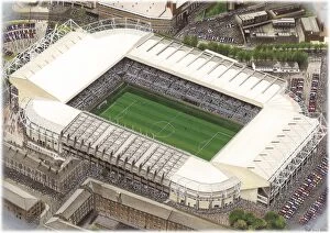 Stadium Art Framed Print Collection: St James Park Art - Newcastle United