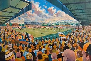Artists Metal Print Collection: Wheldon Road Stadium Fine Art - Castleford Tigers Rugby League
